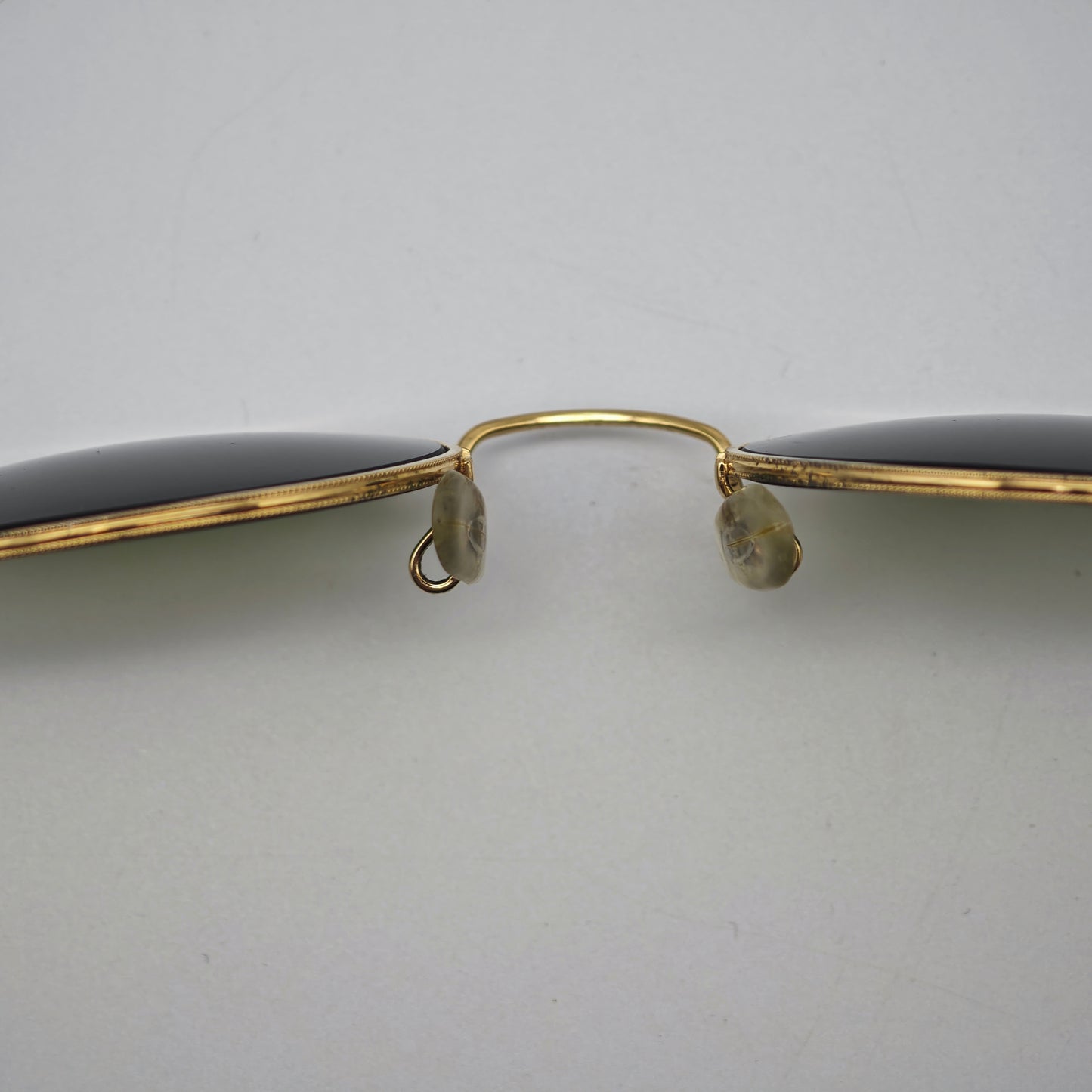 Ray-Ban BL Oval Sonnenbrille Gold USA Vintage 1980er Bausch Lomb G15 Style kult
