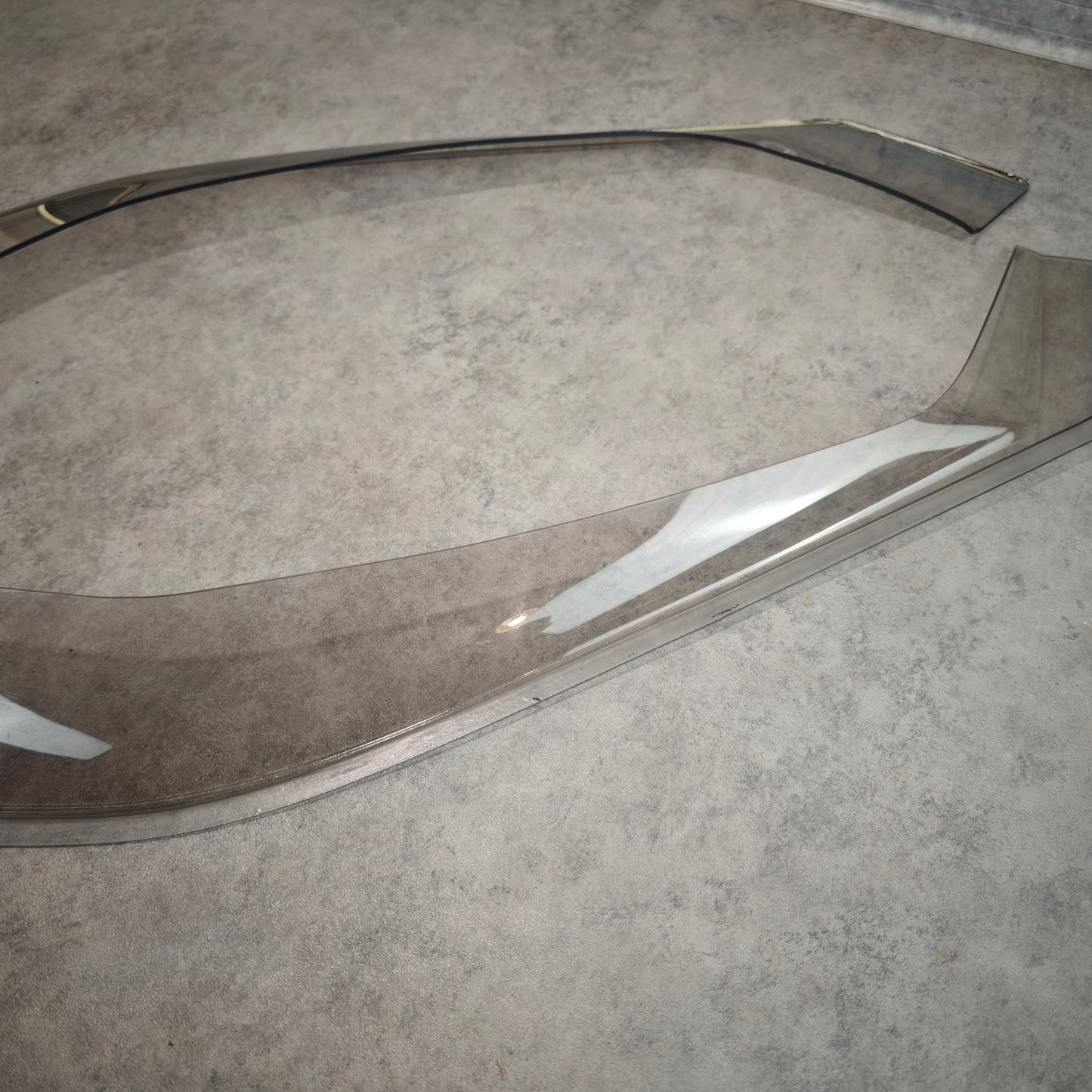 Opel Kadett B Windabweiser Set vorn Plexiglas 1960er Autozubehör Oldtimer Zubehör transparent