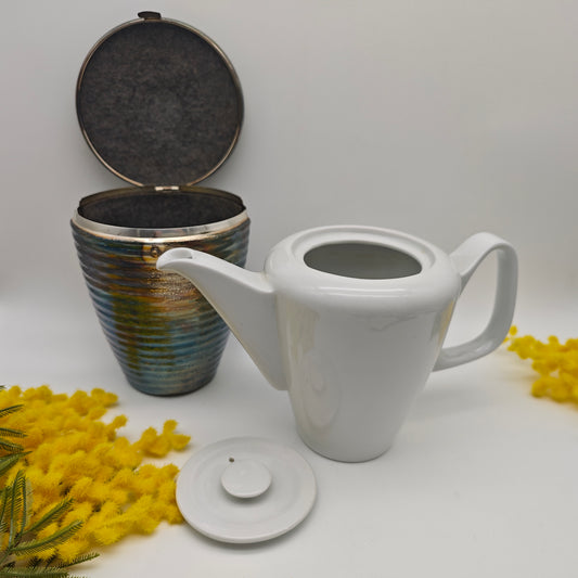 Coffee pot Bauscher with heat cover by WMF Bienenkorb insulated jug jug silver-plated Mid Century insulated jug warming jug vintage coffee