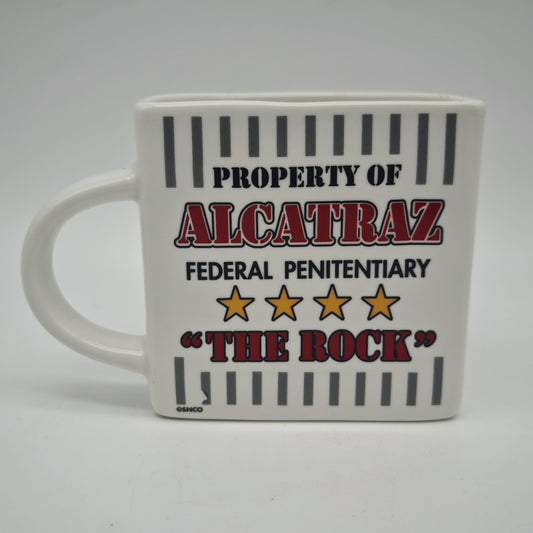 Alcatraz Half Cup Souvenir The Rock SNCO Mug Coffee Mug Humor Slogan Vintage Office Coffee Cup Office Mug Prison Jail Men's Gift