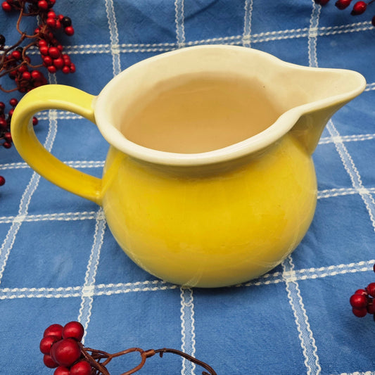 WaKu fireproof jug yellow ceramic vintage jug carafe milk pot
