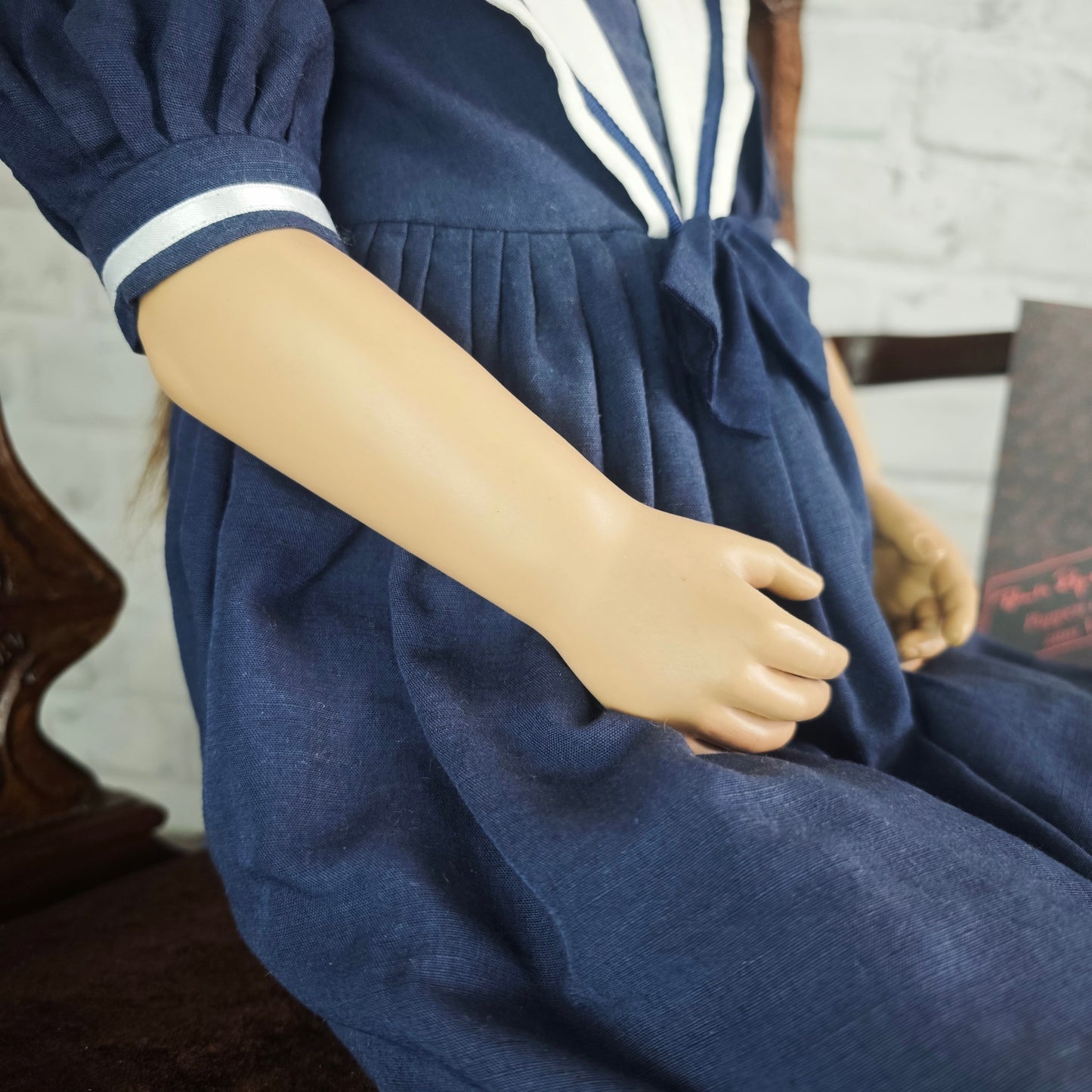 Künstlerpuppe "Annika" AR Teckenburg Sammlerpuppe Sitzpuppe 025/500 Zertifikat OVP