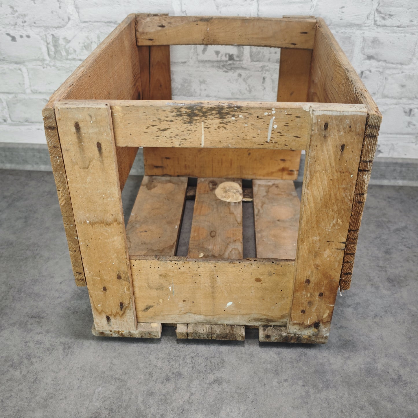 Schwartz Storchen Speyer a. Rh Bierkiste mit Logo Bierkasten Holz Vintage