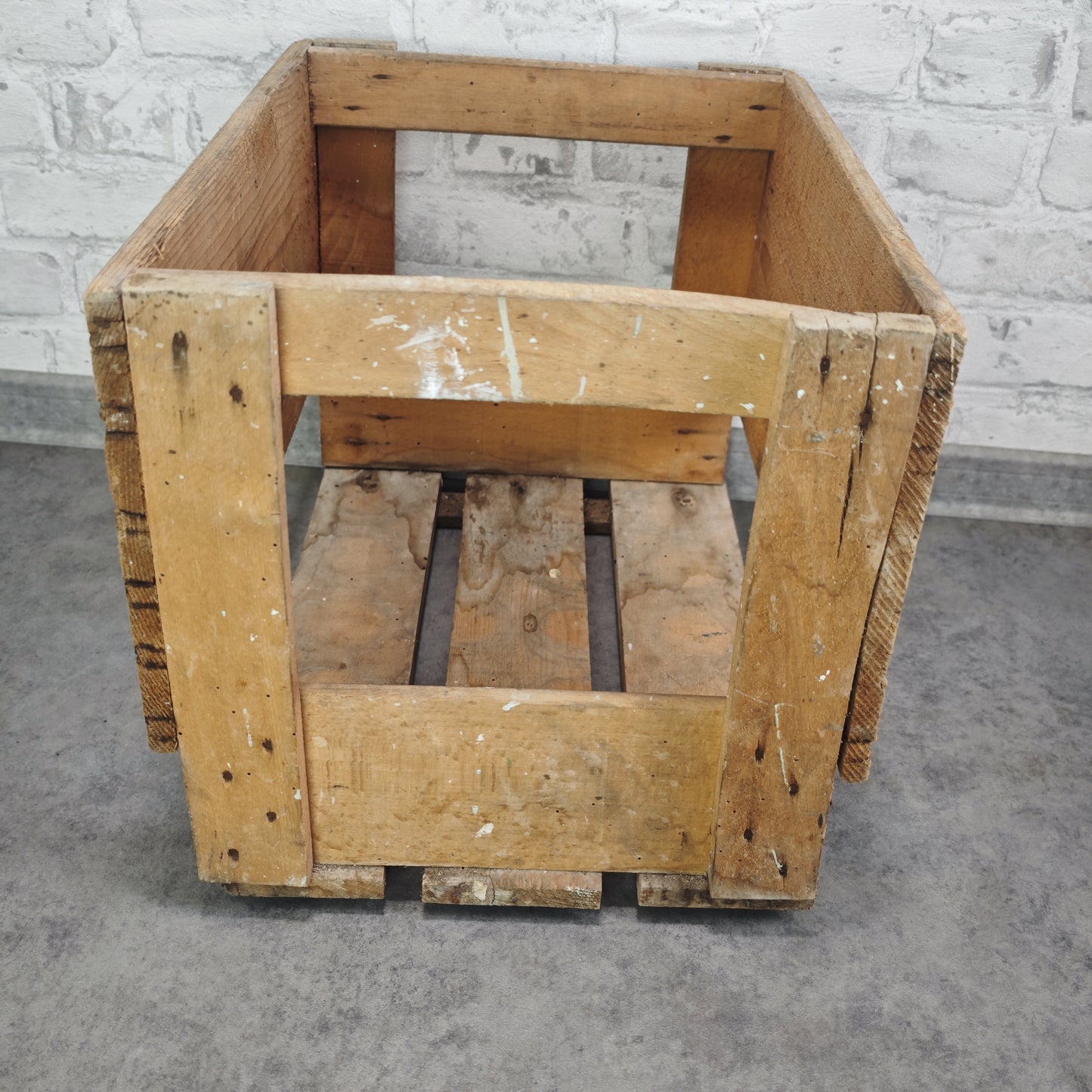 Schwartz Storchen Speyer a. Rh Bierkiste mit Logo Bierkasten Holz Vintage