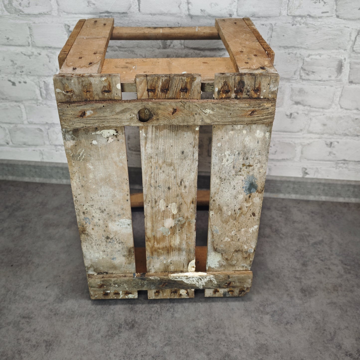 Schwartz Storchen Speyer a. Rh Bierkiste mit Logo Bierkasten Holz Vintage