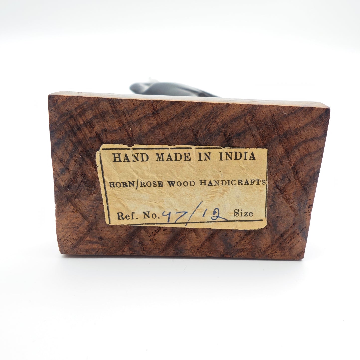 Vogel Figur Handarbeit Rosewood Kranich Storch Reiher Mid Century