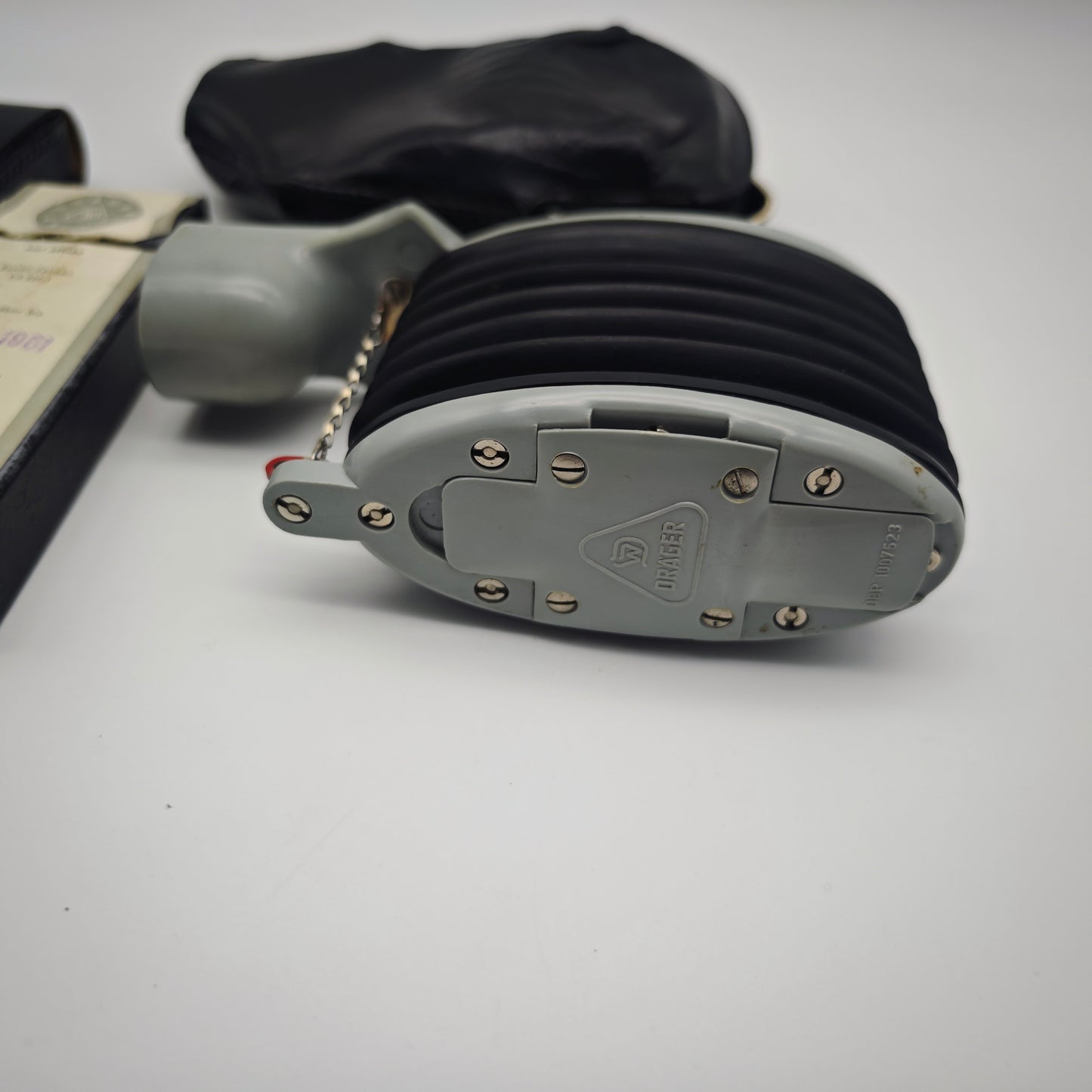 Dräger Gasmessgerät Mod 31 Das Detektor Handpumpe CO Röhrchen vintage 1960er