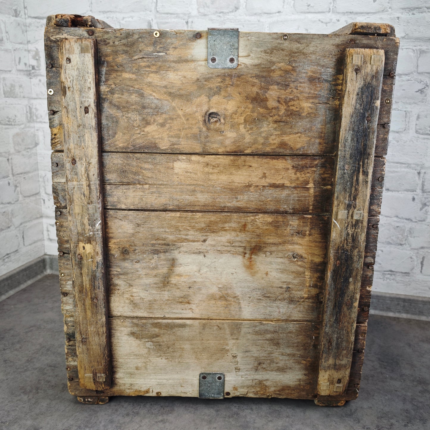 Antike Holzkiste De Werkende Bie Poperinghe Bäckerei Transportkiste Lebkuchen Kiste Vintage Loft Deko Aufbewahrung