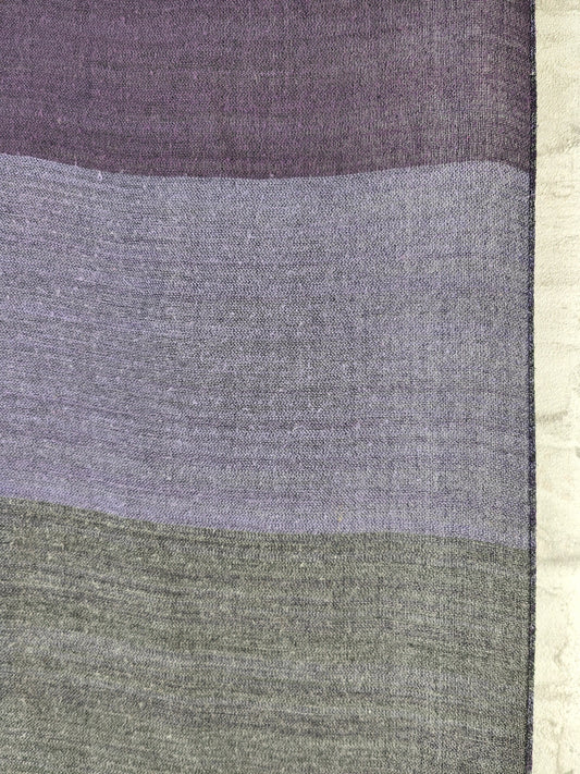 Pashmina Jammers & Leufgen striped stripes reversible scarf bar grey scarf shawl foulard stole neckerchief shoulder scarf headscarf pareo furoshiki