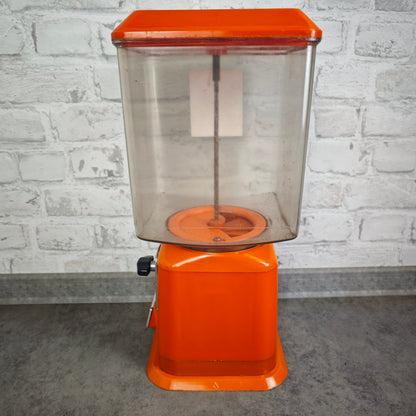 Pistazienautomat orange 70er Jahre vintage Kaugummiautomat Nussautomat Retro Deko Kultobjekt