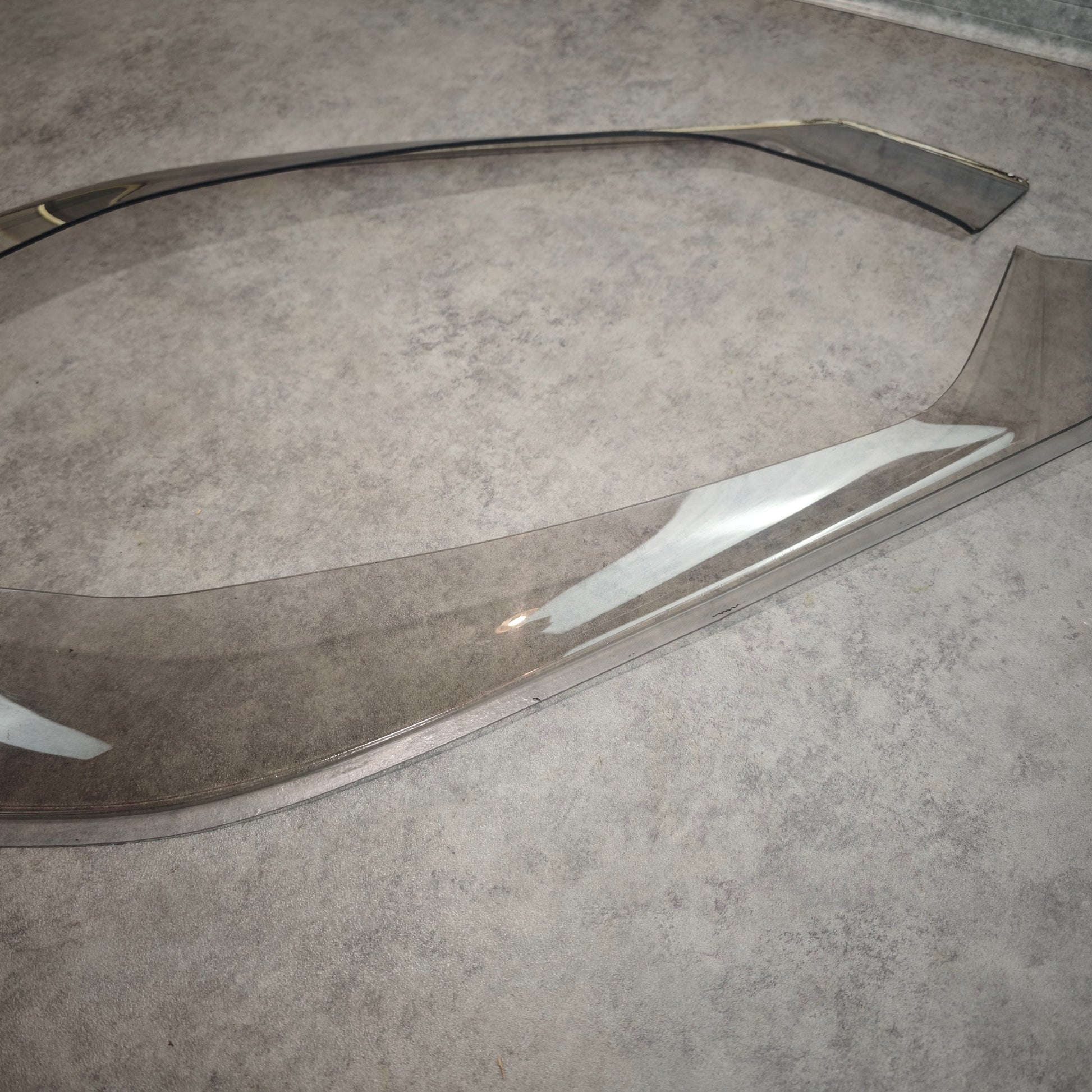 Opel Kadett B Windabweiser Set vorn Plexiglas 1960er Autozubehör Oldtimer Zubehör transparent