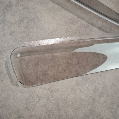 Opel Kadett B Windabweiser Set vorn Plexiglas 1960er Autozubehör Oldtimer Zubehör transparent
