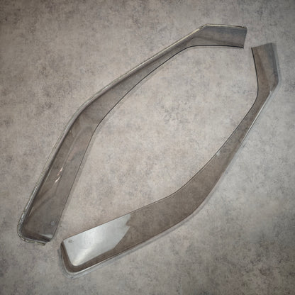 Opel Kadett B Windabweiser Set vorn Plexiglas 1960er Autozubehör Oldtimer Zubehör transparent