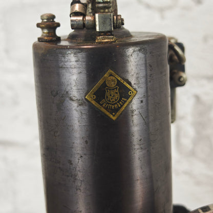 Märklin Dampfmaschine 5½ vertikal 1930er Jahre Württemberg Blech Schwungrad Dampfspielzeug antik Sammlerstück