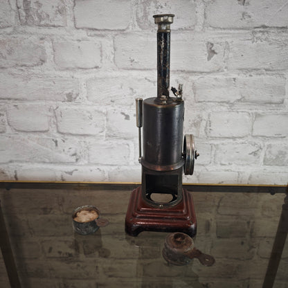 Märklin Dampfmaschine 5½ vertikal 1930er Jahre Württemberg Blech Schwungrad Dampfspielzeug antik Sammlerstück