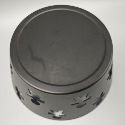 Alessi Girotondo Obstschale King Kong schwarz perforiert Edelstahl 21cm Vintage Design