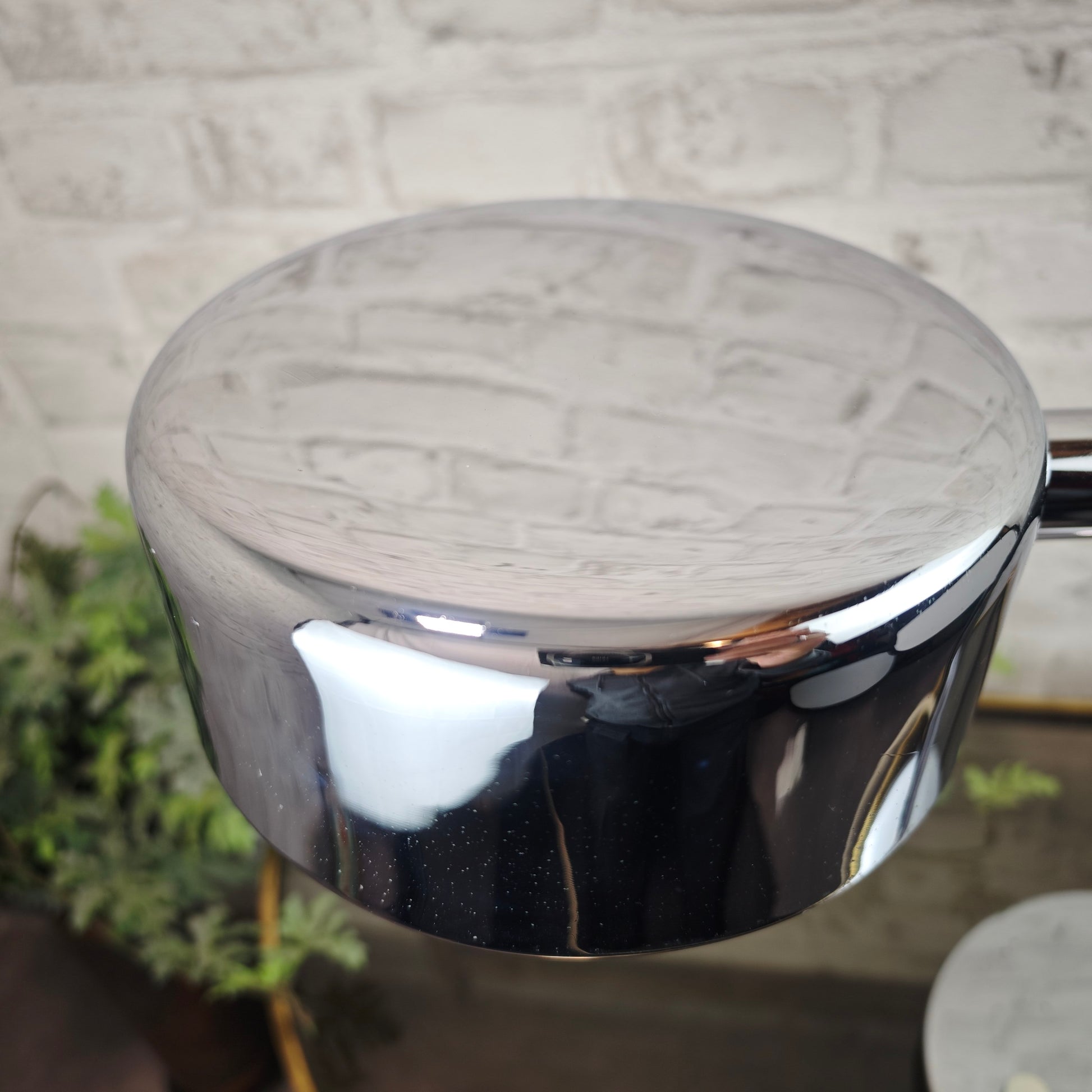 1970er Schreibtischlampe Hustadt Leuchten Chrom silber schwarz verstellbar E27 Vintage Büroleuchte ca 35 cm