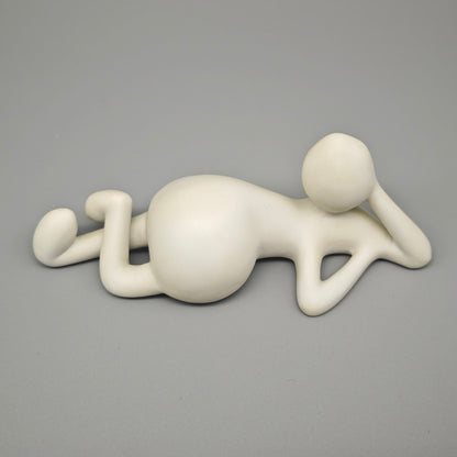 Royal Copenhagen Musica Dreamy Note Figur weiß Biscuit Porzellan Monica Ritterband moderne Deko Skulptur