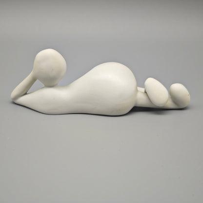 Royal Copenhagen Musica Dreamy Note Figur weiß Biscuit Porzellan Monica Ritterband moderne Deko Skulptur