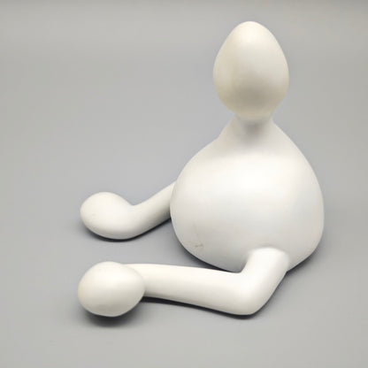 Royal Copenhagen Musica Sofa Note Figur weiß Biscuit Porzellan Monica Ritterband moderne Skulptur Dänemark Design