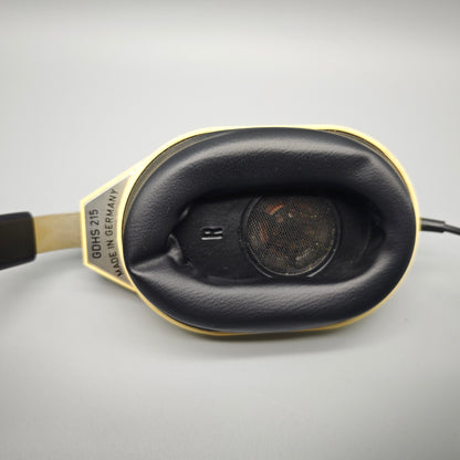 Grundig GDHS 215 Kopfhörer Over Ear 1970er Kunststoff beige schwarz vintage Audio