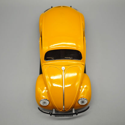 Solido VW Käfer Brezel Deutsche Bundespost gelb 1:17 Modellauto Metall Kunststoff vintage