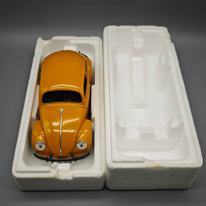 Solido VW Käfer Brezel Deutsche Bundespost gelb 1:17 Modellauto Metall Kunststoff vintage