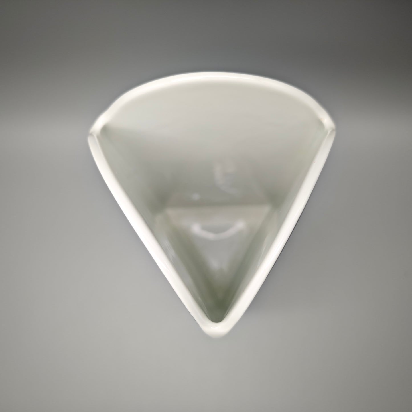 Rosenthal Studio Line Morandini Vase dreieckig schwarz bunt 1980er geometrisch Memphis Design Porzellan