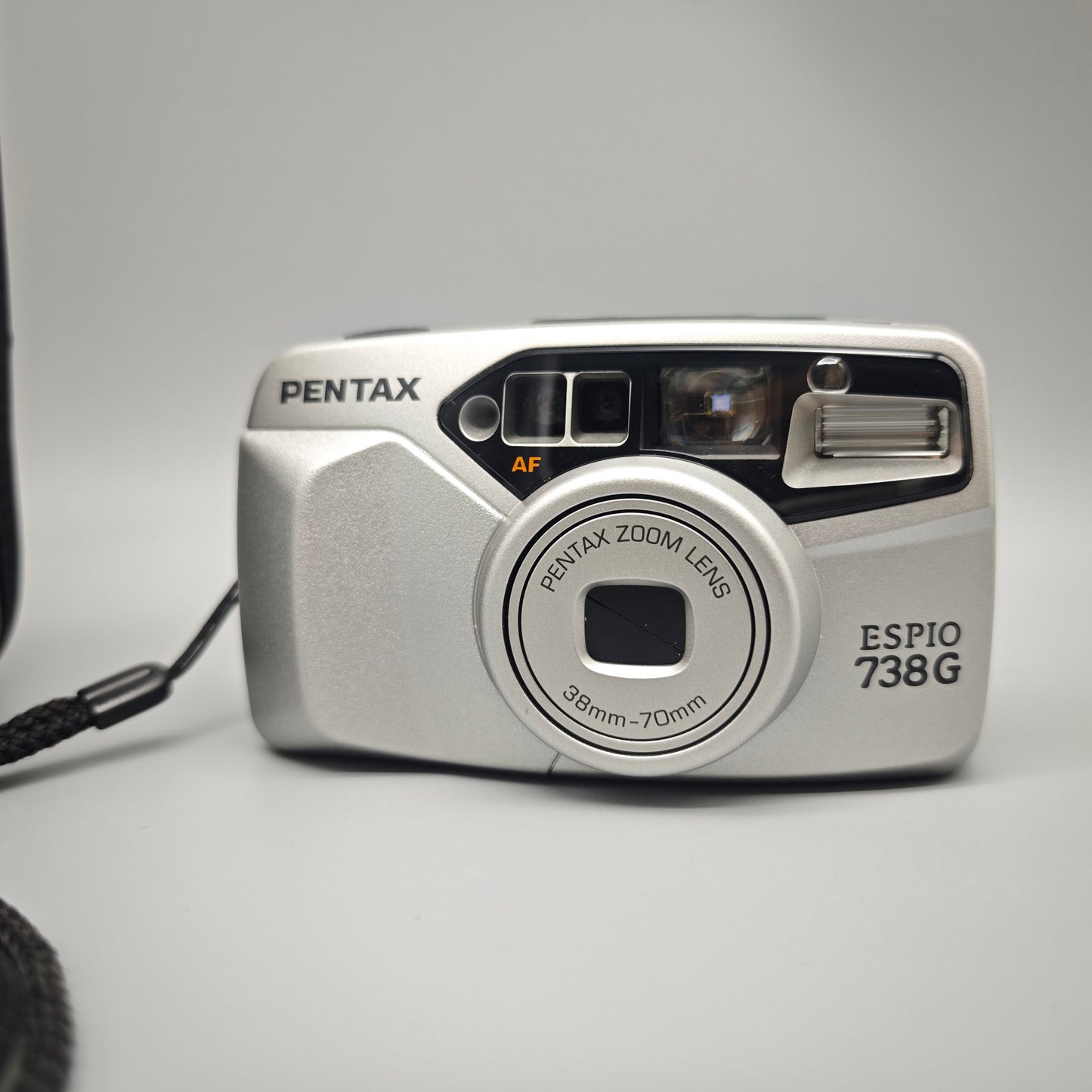 Pentax ESPIO 738G 35mm Analogkamera 38–70 mm Zoom AF mit Tasche Vintage Point-and-Shoot
