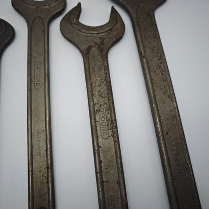 Gedore Maulschlüssel Set DIN 894 30–50 mm Stahl 5 Stück Industrie Werkzeug