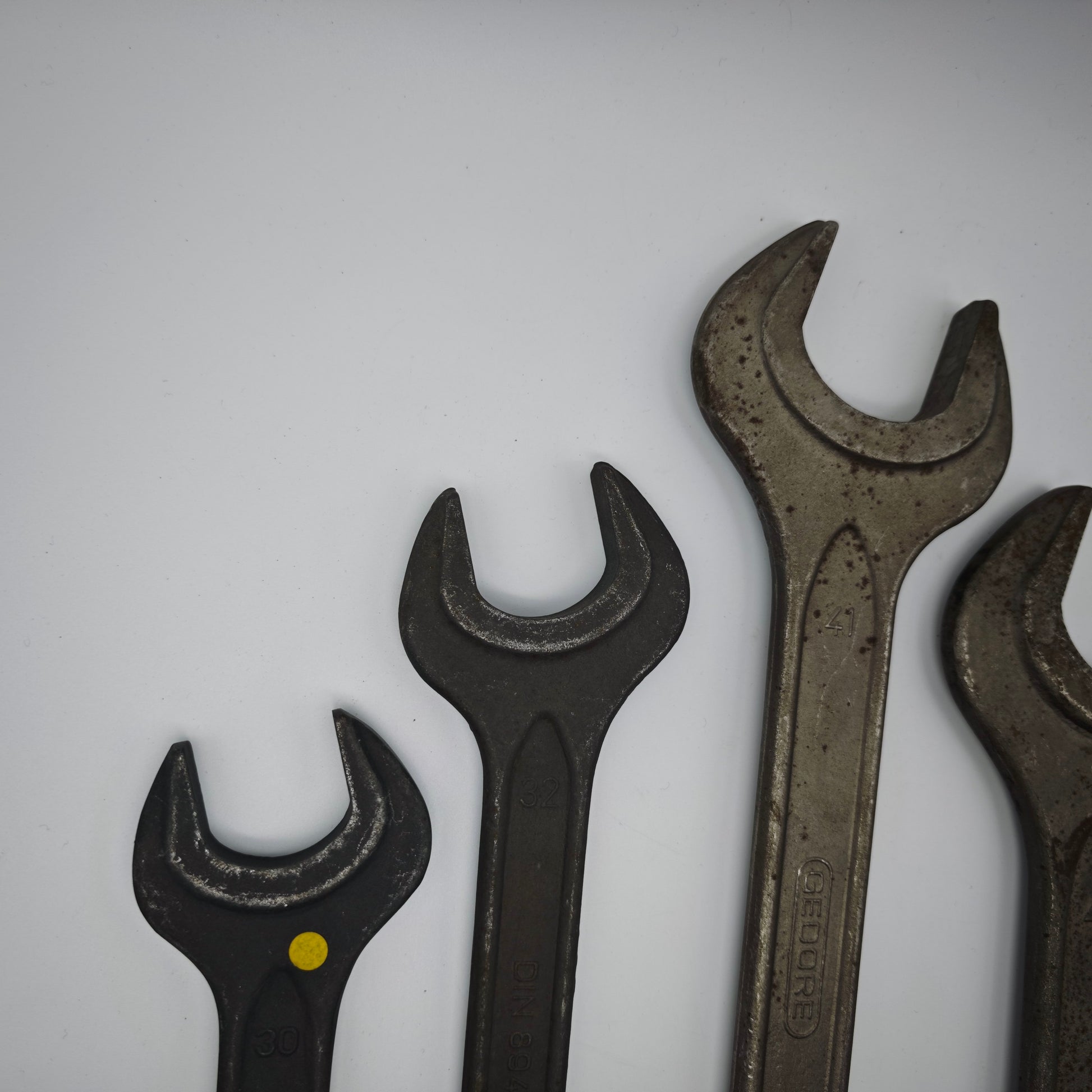 Gedore Maulschlüssel Set DIN 894 30–50 mm Stahl 5 Stück Industrie Werkzeug