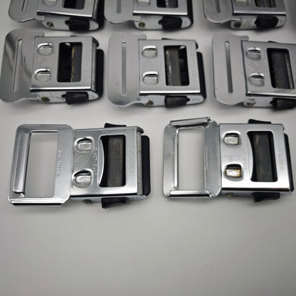 10x Geypa Lyfe Lok II Sicherheitsgurt Verschluss 1960er 1970er Metall Schwarz Oldtimer BHF 705119 Konvolut