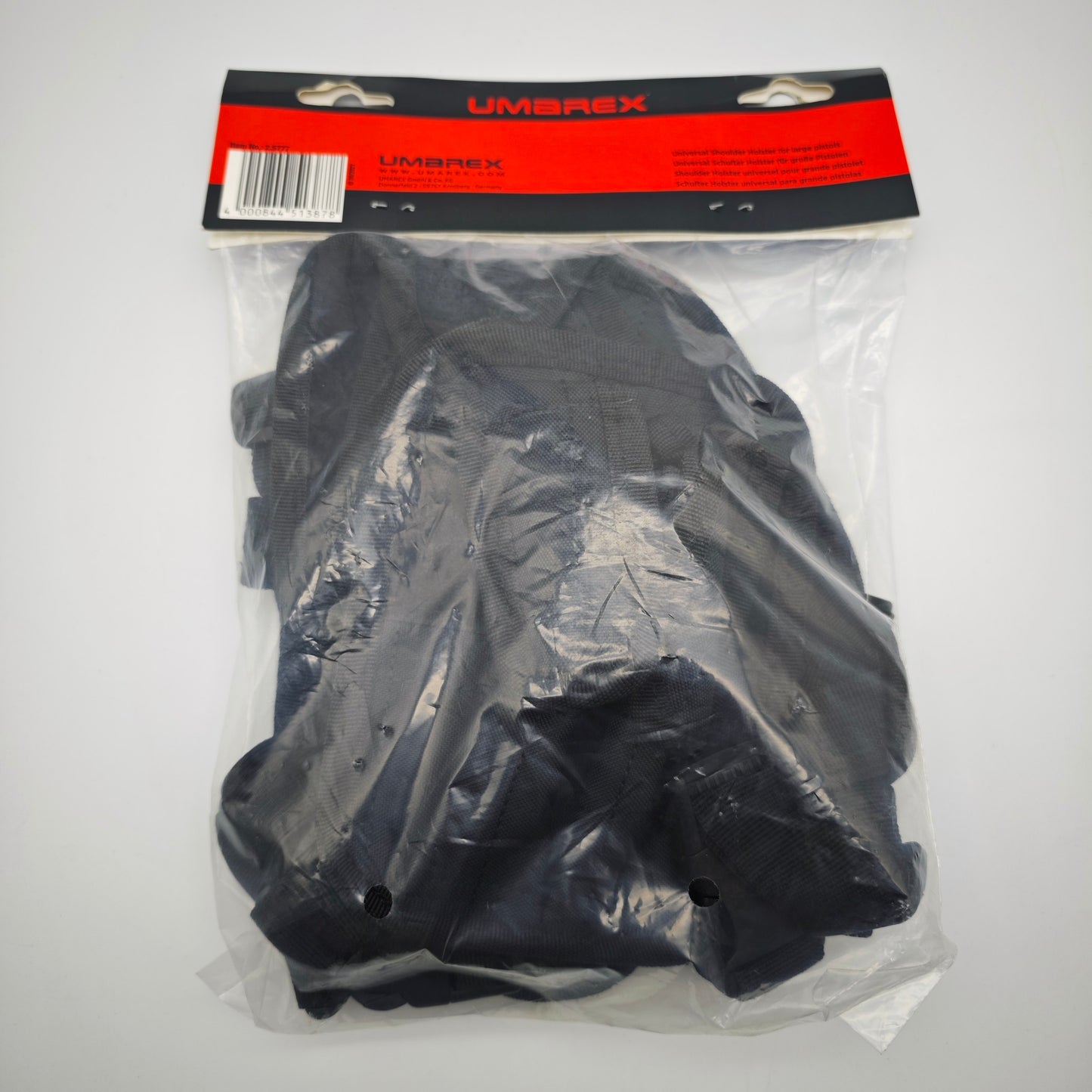 Umarex 2.5777 Universal Schulterholster aus Nylon für große Pistolen und Revolver mit Magazintaschen