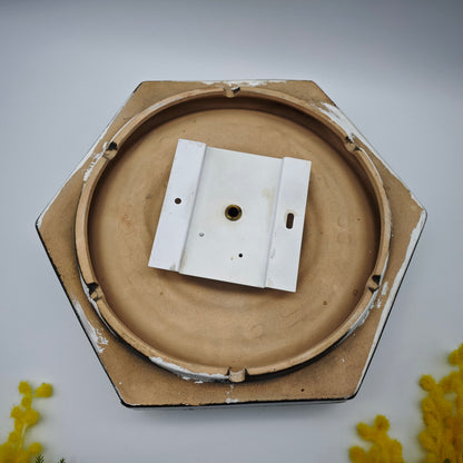 Fat Lava Wand oder Deckenleuchte von Hustadt Leuchten Modell V3171/01 aus Keramik mit Schneeglasur 1960er Jahre