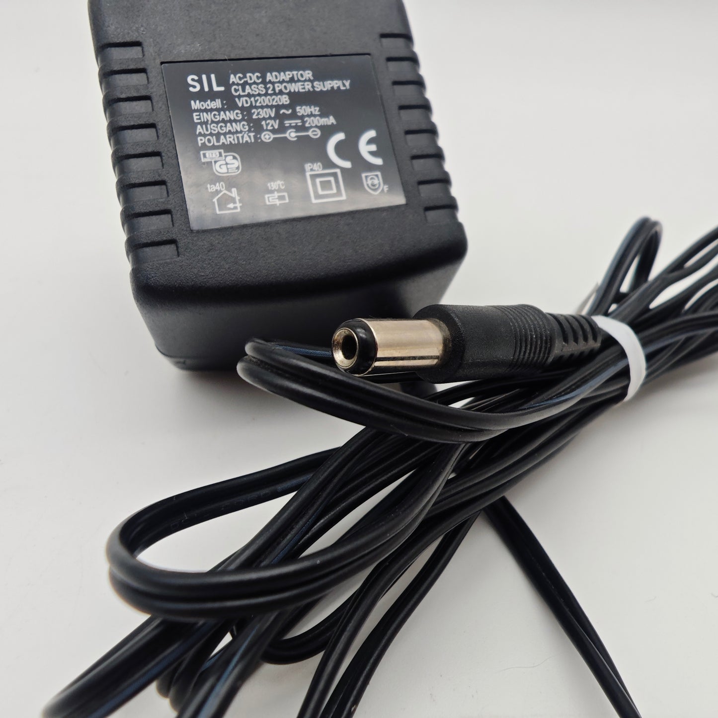 SIL VD120020B Ladekabel AC DC Adapter Ladegerät Netzteil Transformer