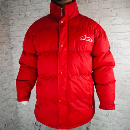 Michael Schumacher Jacke rot L gefüttert Winter Merchandise Formel 1 Schumi Unisex Winterjacke puffer jacket