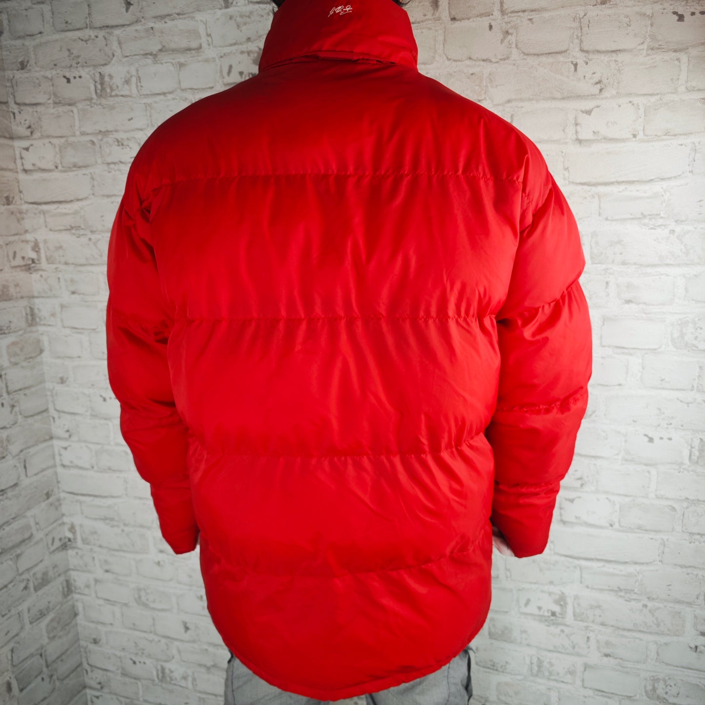 Michael Schumacher Jacke rot L gefüttert Winter Merchandise Formel 1 Schumi Unisex Winterjacke puffer jacket