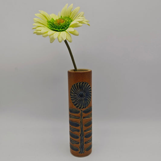 Vase Blume Achim Gelhard Rembserhof Keramik 130 West German Pottery WGP midcentury 70er Keramik space era atomic age sputnik Loft seventies