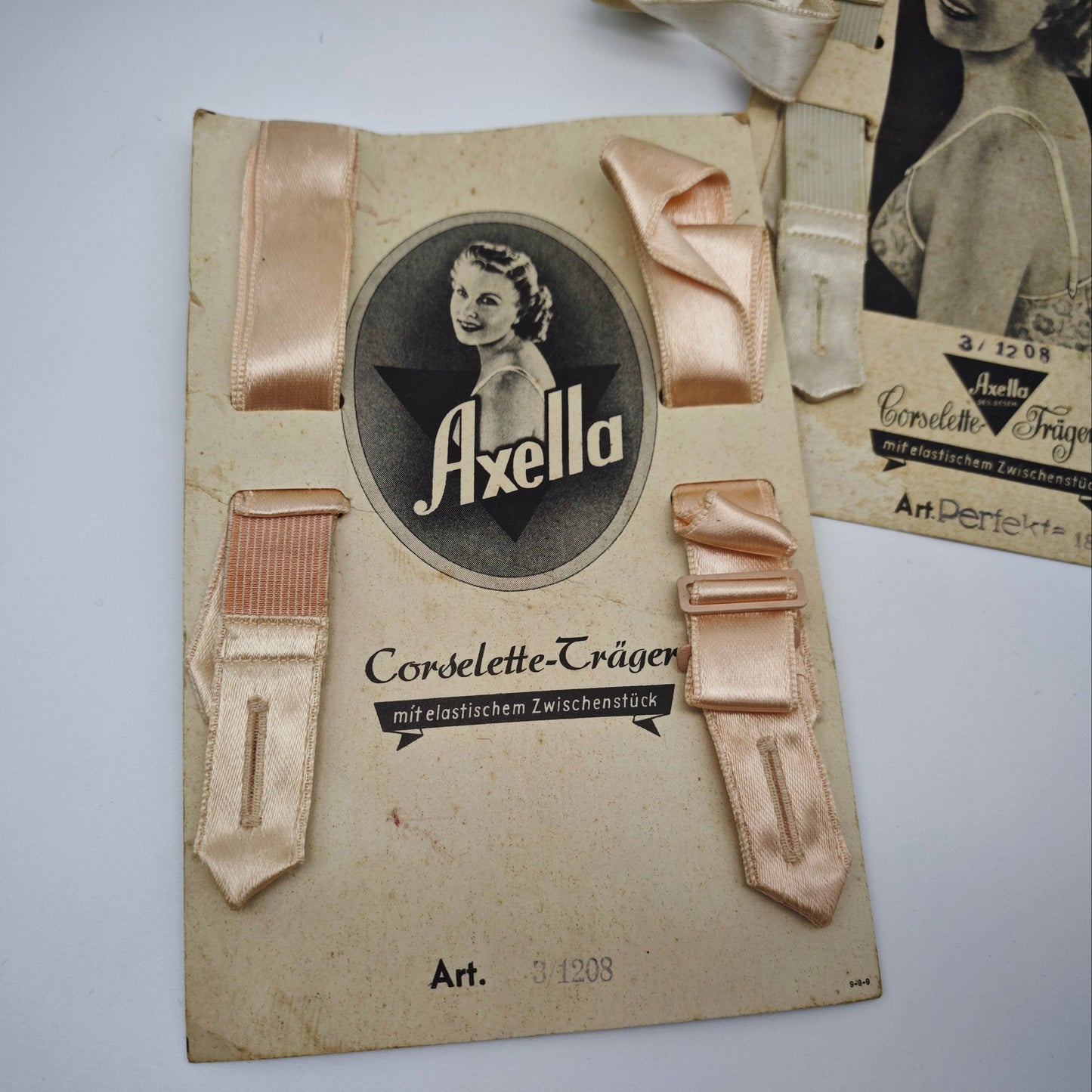 3x Axella Corselette Korsette Träger Perfekta 183 3/1208 vintage Lingerie Mieder Strumpfhalter Strumpfbandhalter Pin-Up Rockabilly