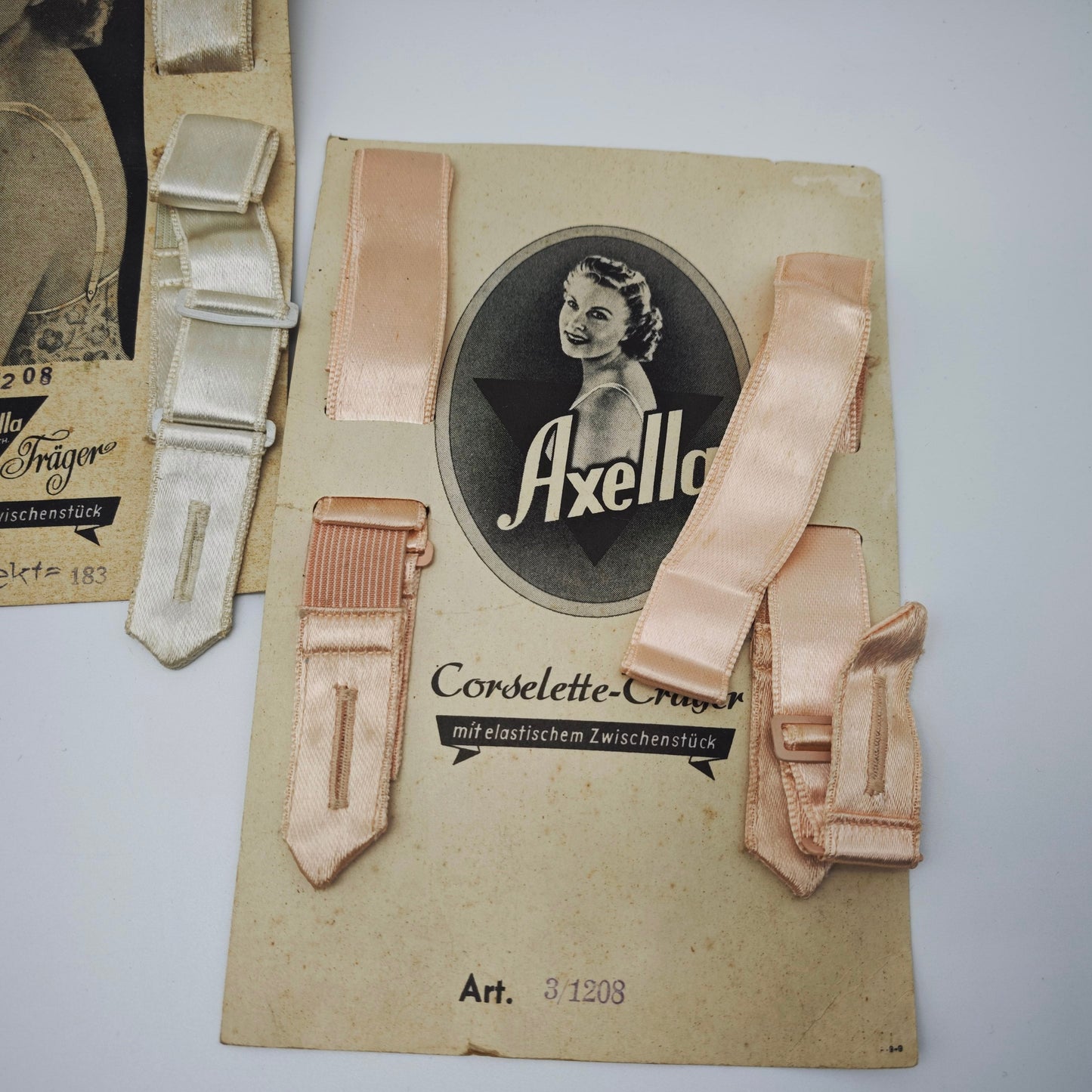 3x Axella Corselette Korsette Träger Perfekta 183 3/1208 vintage Lingerie Mieder Strumpfhalter Strumpfbandhalter Pin-Up Rockabilly