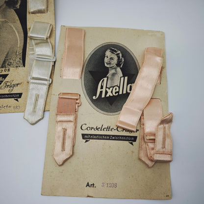 3x Axella Corselette Korsette Träger Perfekta 183 3/1208 vintage Lingerie Mieder Strumpfhalter Strumpfbandhalter Pin-Up Rockabilly