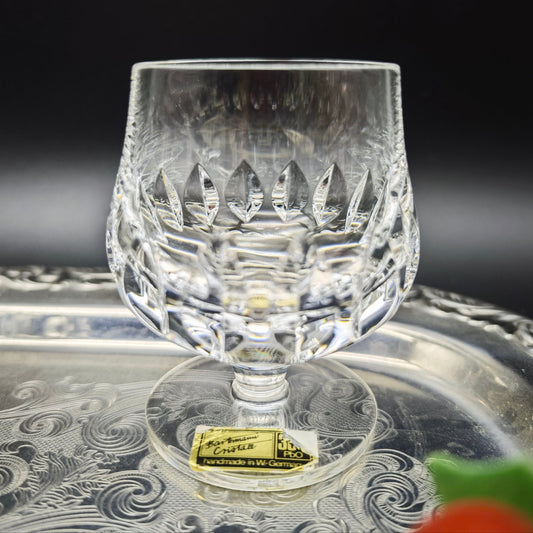 6x Cognac Glas Barthmann Cristall Trinkglas handgeschliffen Kristallglas Bleikristall Hochzeit Dinner