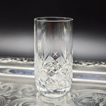 5x Schnapsgläser Stamper Shot Trinkglas handgeschliffen Kristallglas Bleikristall Hochzeit Dinner