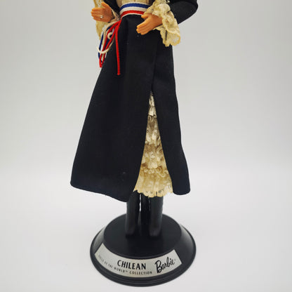 Chilenische Barbie Collectibles Aufsteller Dolls of the world Chile 1997 Sammlerfigur Vintage-Spielzeug Sammlerstück