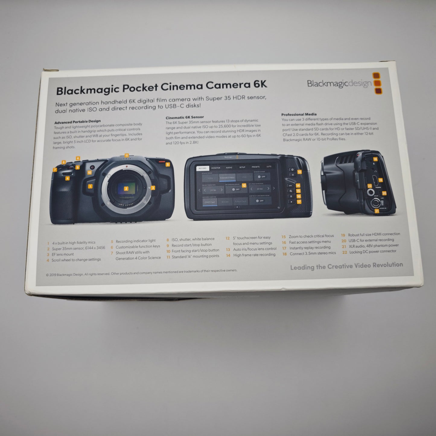 Blackmagic Design Pocket Cinema Camera 6K BMPCC6K