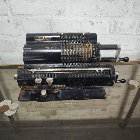 Odhner Rechenmaschine M602 No.7 mechanisch antik Vintage Schweden 1930er Jahre