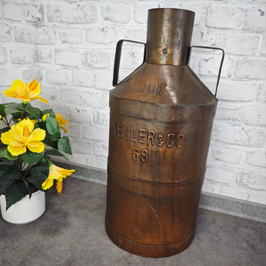 Milchkanne 20l Keller & Co Kupfer Metall Vintage Schirmständer Bodenvase Deko