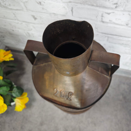 Milchkanne 20l Keller & Co Kupfer Metall Vintage Schirmständer Bodenvase Deko