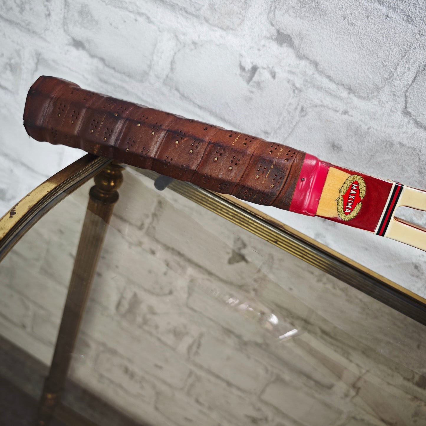 Tennisschläger Maxima Aeroflex 13 mit Secura Rahmen 70er Deko Sport vintage