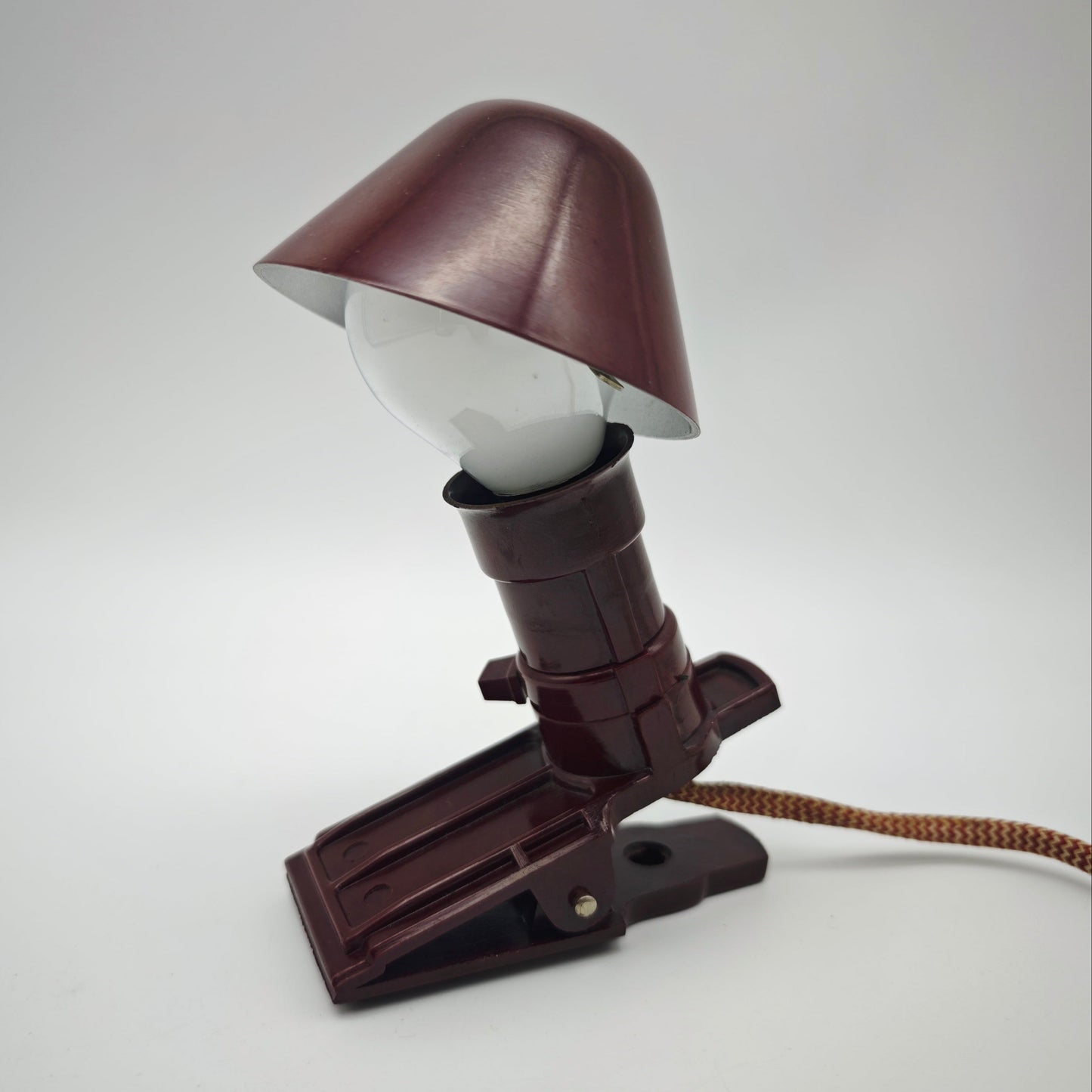 Tischlampe Pilz Klemmlampe Leuchte Bakelit Leseleuchte Mid Century 50er